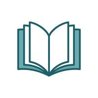 book icon vector design template simple and clean