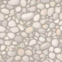 minimalista Guijarro piedras o adoquines sin costura textura modelo mano dibujado pintura ilustración con pastel color paleta vector