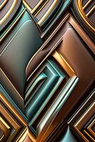 realistic 3d abstract decoration photo