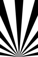 Retro sunburst vector background. Grunge design element. Black and white backdrop