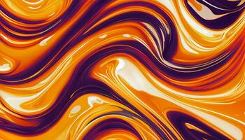 Wave fluid abstract background. Swirl flow liquid lines. Gel texture. photo