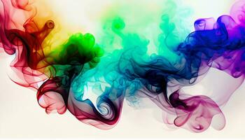 Smok texture of trendy abstract background. Creative flowing dynamic smoky wave. photo