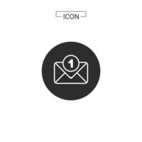 Email icon. e-mail symbol graphics for web icon collections vector