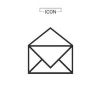 Email icon. e-mail symbol graphics for web icon collections vector