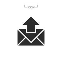 Email icon. e-mail symbol graphics for web icon collections vector