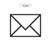 Email icon. e-mail symbol graphics for web icon collections vector