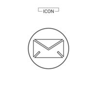 Email icon. e-mail symbol graphics for web icon collections vector