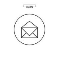 Email icon. e-mail symbol graphics for web icon collections vector