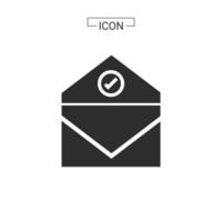 Email icon. e-mail symbol graphics for web icon collections vector