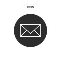 Email icon. e-mail symbol graphics for web icon collections vector