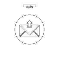 Email icon. e-mail symbol graphics for web icon collections vector