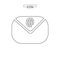 Email icon. e-mail symbol graphics for web icon collections vector