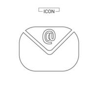 Email icon. e-mail symbol graphics for web icon collections vector