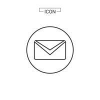 Email icon. e-mail symbol graphics for web icon collections vector