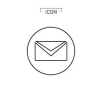 Email icon. e-mail symbol graphics for web icon collections vector