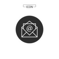 Email icon. e-mail symbol graphics for web icon collections vector