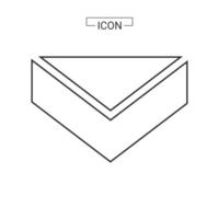 Email icon. e-mail symbol graphics for web icon collections vector