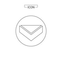 Email icon. e-mail symbol graphics for web icon collections vector