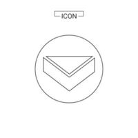 Email icon. e-mail symbol graphics for web icon collections vector