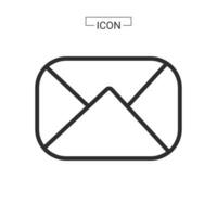 Email icon. e-mail symbol graphics for web icon collections vector