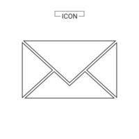 Email icon. e-mail symbol graphics for web icon collections vector