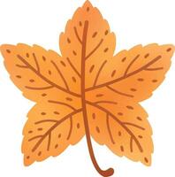 leaves change color in autumn vector