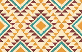 Ethnic abstract ikat art. Aztec ornament print. geometric ethnic pattern seamless  color oriental.  Design for background ,curtain, carpet, wallpaper, clothing, wrapping, Batik, vector illustration.