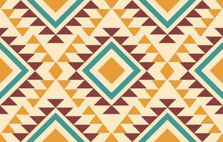 Ethnic abstract ikat art. Aztec ornament print. geometric ethnic pattern seamless  color oriental.  Design for background ,curtain, carpet, wallpaper, clothing, wrapping, Batik, vector illustration.