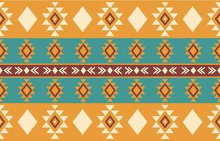 Ethnic abstract ikat art. Aztec ornament print. geometric ethnic pattern seamless  color oriental.  Design for background ,curtain, carpet, wallpaper, clothing, wrapping, Batik, vector illustration.