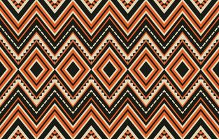 Ethnic abstract ikat art. Aztec ornament print. geometric ethnic pattern seamless  color oriental.  Design for background ,curtain, carpet, wallpaper, clothing, wrapping, Batik, vector illustration.