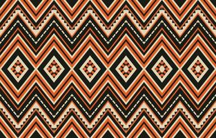 Ethnic abstract ikat art. Aztec ornament print. geometric ethnic pattern seamless  color oriental.  Design for background ,curtain, carpet, wallpaper, clothing, wrapping, Batik, vector illustration.