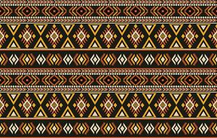 Ethnic abstract ikat art. Aztec ornament print. geometric ethnic pattern seamless  color oriental.  Design for background ,curtain, carpet, wallpaper, clothing, wrapping, Batik, vector illustration.