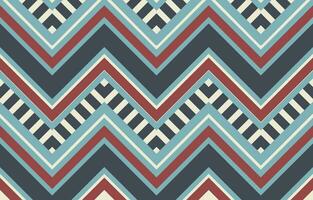 Ethnic abstract ikat art. Aztec ornament print. geometric ethnic pattern seamless  color oriental.  Design for background ,curtain, carpet, wallpaper, clothing, wrapping, Batik, vector illustration.