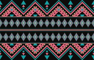 Ethnic abstract ikat art. Aztec ornament print. geometric ethnic pattern seamless  color oriental.  Design for background ,curtain, carpet, wallpaper, clothing, wrapping, Batik, vector illustration.