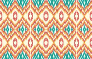 Ethnic abstract ikat art. Aztec ornament print. geometric ethnic pattern seamless  color oriental.  Design for background ,curtain, carpet, wallpaper, clothing, wrapping, Batik, vector illustration.