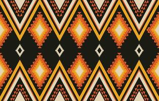 Ethnic abstract ikat art. Aztec ornament print. geometric ethnic pattern seamless  color oriental.  Design for background ,curtain, carpet, wallpaper, clothing, wrapping, Batik, vector illustration.