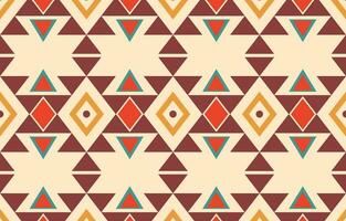 Ethnic abstract ikat art. Aztec ornament print. geometric ethnic pattern seamless  color oriental.  Design for background ,curtain, carpet, wallpaper, clothing, wrapping, Batik, vector illustration.