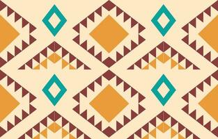Ethnic abstract ikat art. Aztec ornament print. geometric ethnic pattern seamless  color oriental.  Design for background ,curtain, carpet, wallpaper, clothing, wrapping, Batik, vector illustration.