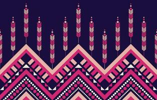 Ethnic abstract ikat art. Aztec ornament print. geometric ethnic pattern seamless  color oriental.  Design for background ,curtain, carpet, wallpaper, clothing, wrapping, Batik, vector illustration.