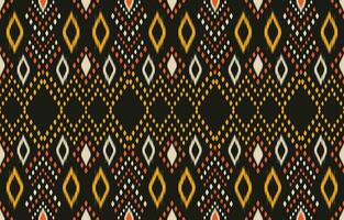 Ethnic abstract ikat art. Aztec ornament print. geometric ethnic pattern seamless  color oriental.  Design for background ,curtain, carpet, wallpaper, clothing, wrapping, Batik, vector illustration.