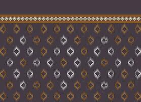 Ethnic abstract ikat art. Aztec ornament print. geometric ethnic pattern seamless  color oriental.  Design for background ,curtain, carpet, wallpaper, clothing, wrapping, Batik, vector illustration.