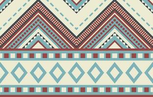 Ethnic abstract ikat art. Aztec ornament print. geometric ethnic pattern seamless  color oriental.  Design for background ,curtain, carpet, wallpaper, clothing, wrapping, Batik, vector illustration.