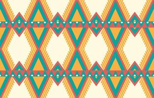 Ethnic abstract ikat art. Aztec ornament print. geometric ethnic pattern seamless  color oriental.  Design for background ,curtain, carpet, wallpaper, clothing, wrapping, Batik, vector illustration.