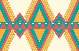 Ethnic abstract ikat art. Aztec ornament print. geometric ethnic pattern seamless  color oriental.  Design for background ,curtain, carpet, wallpaper, clothing, wrapping, Batik, vector illustration.