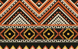 Ethnic abstract ikat art. Aztec ornament print. geometric ethnic pattern seamless  color oriental.  Design for background ,curtain, carpet, wallpaper, clothing, wrapping, Batik, vector illustration.
