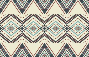 Ethnic abstract ikat art. Aztec ornament print. geometric ethnic pattern seamless  color oriental.  Design for background ,curtain, carpet, wallpaper, clothing, wrapping, Batik, vector illustration.