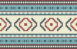 étnico resumen ikat Arte. azteca ornamento impresión. geométrico étnico modelo sin costura color oriental. diseño para antecedentes ,cortina, alfombra, fondo de pantalla, ropa, envase, batik, vector ilustración.