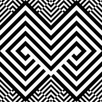 Contemporary chevron ikat patterns ethnic black and white geometric textiles and embroidery for interior design and clothing vector