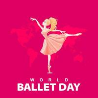 World Ballet Day 2023 vector