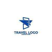 Travel logo icon vector, Simple Travel logo template vector